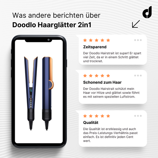Haarglätter 2 in 1