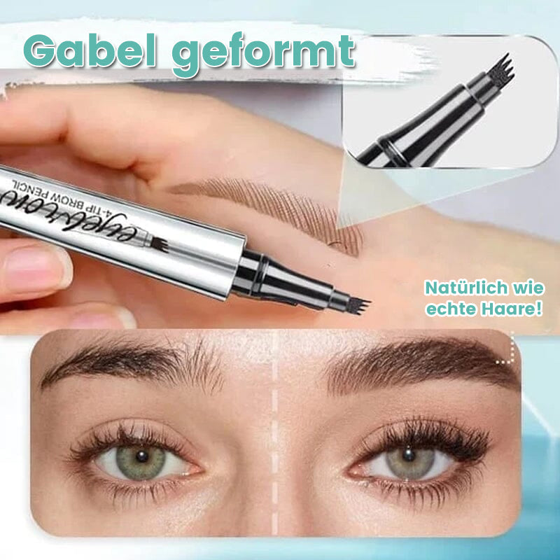 BrowSculpt™ | Wasserdichter 3D Augenbrauenstift mit vierfacher Gabelspitze