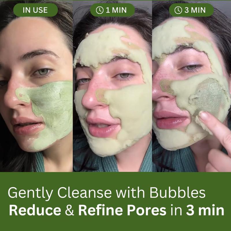 PureTulsi™ Holy Basil Bubble Tiefenreinigungsmaske - Für Porentief Reine & Strahlende Haut