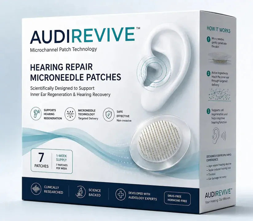Hearviva™ Hör-Reparatur-Mikronadel-Pflaster – Unterstützung bei Hörverlust, Tinnitus & Ohrbeschwerden