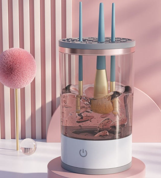 BrushSpa™ Elektrischer Make-up-Pinselreiniger – Schnelle Tiefenreinigung & Trocknung