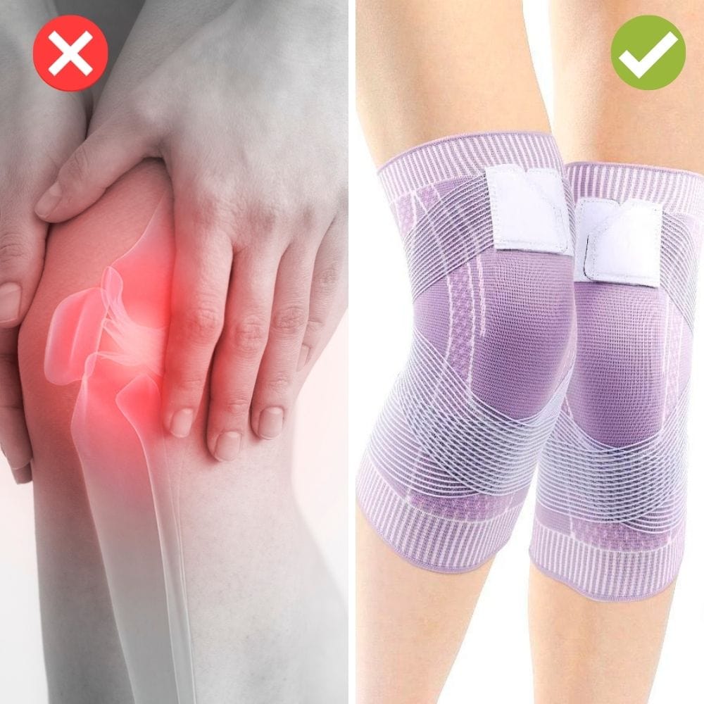 FlexiKneePro™ | Orthopädische Kniebandage | Endlich schmerzfrei durchstarten und jede Bewegung genießen