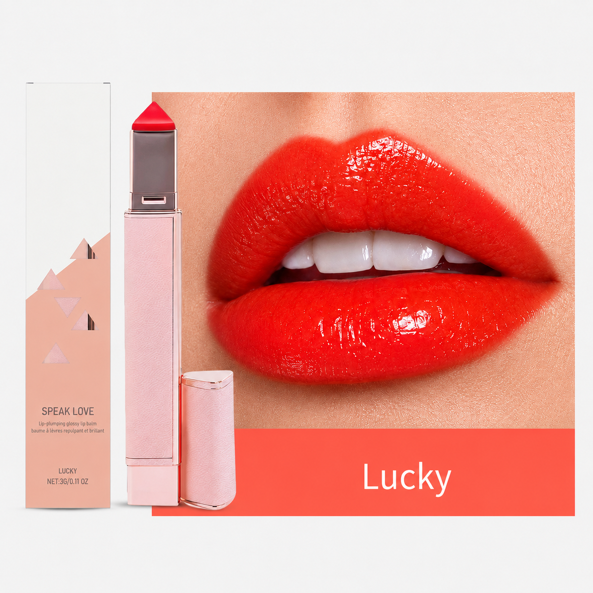 Plumpéa™ Hydratisierender Lip-Plumping-Gloss-Balsam – Voluminöse Lippen & intensiver Glanz