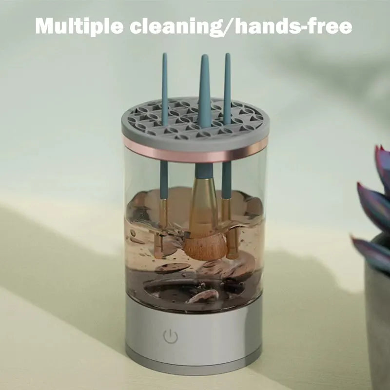 BrushSpa™ Elektrischer Make-up-Pinselreiniger – Schnelle Tiefenreinigung & Trocknung