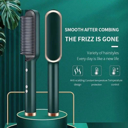 QuickGlam™ | 2-in-1 Haarstyling-Kamm für glattes & glänzendes Haar