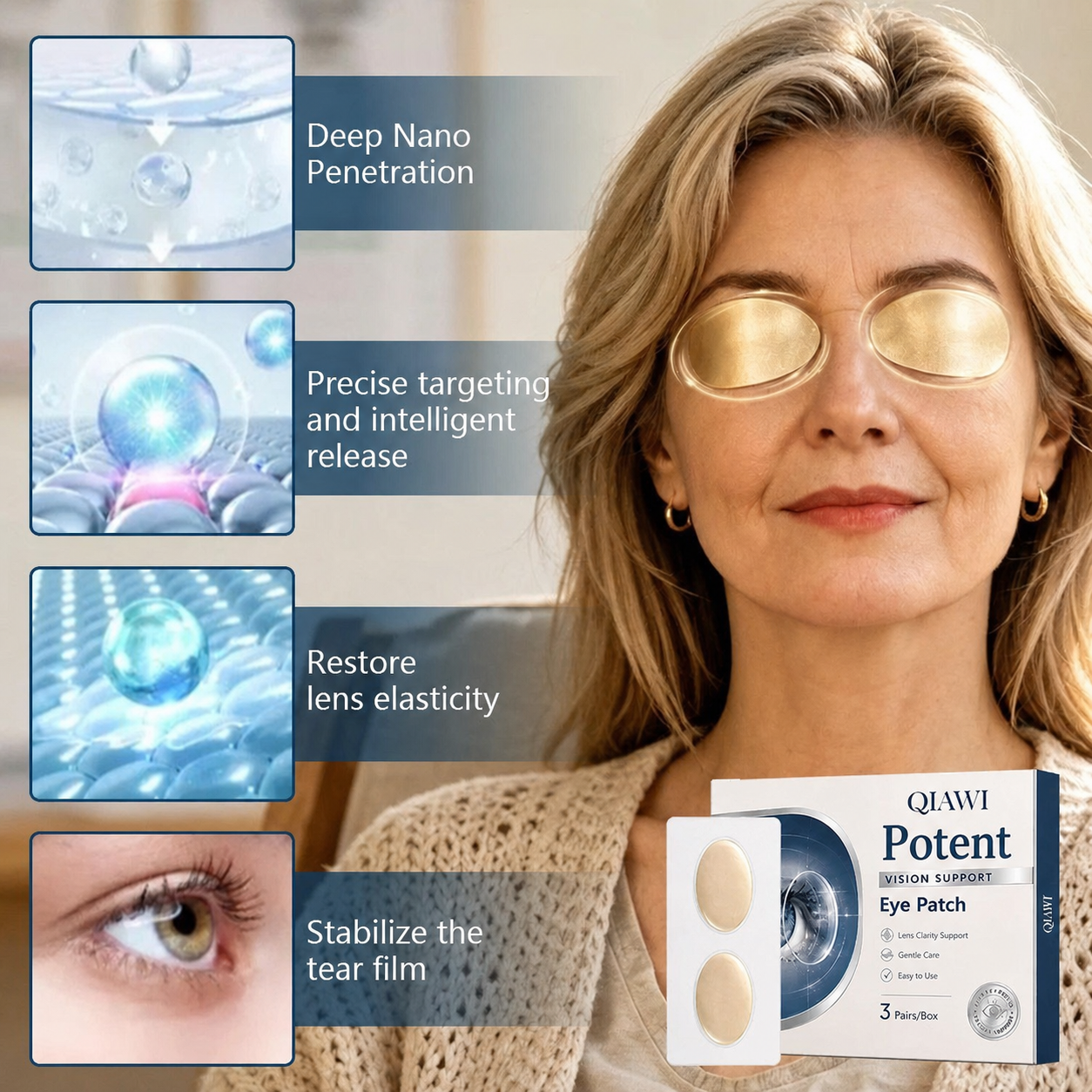 VisionLuma™ Potentes Augenpflaster – Für klare Sicht & entspannte, müde Augen