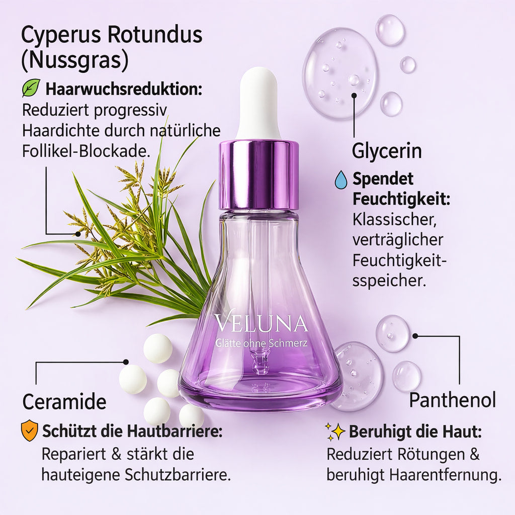 Veluna™ | Pflanzlicher Haarwuchsstopp