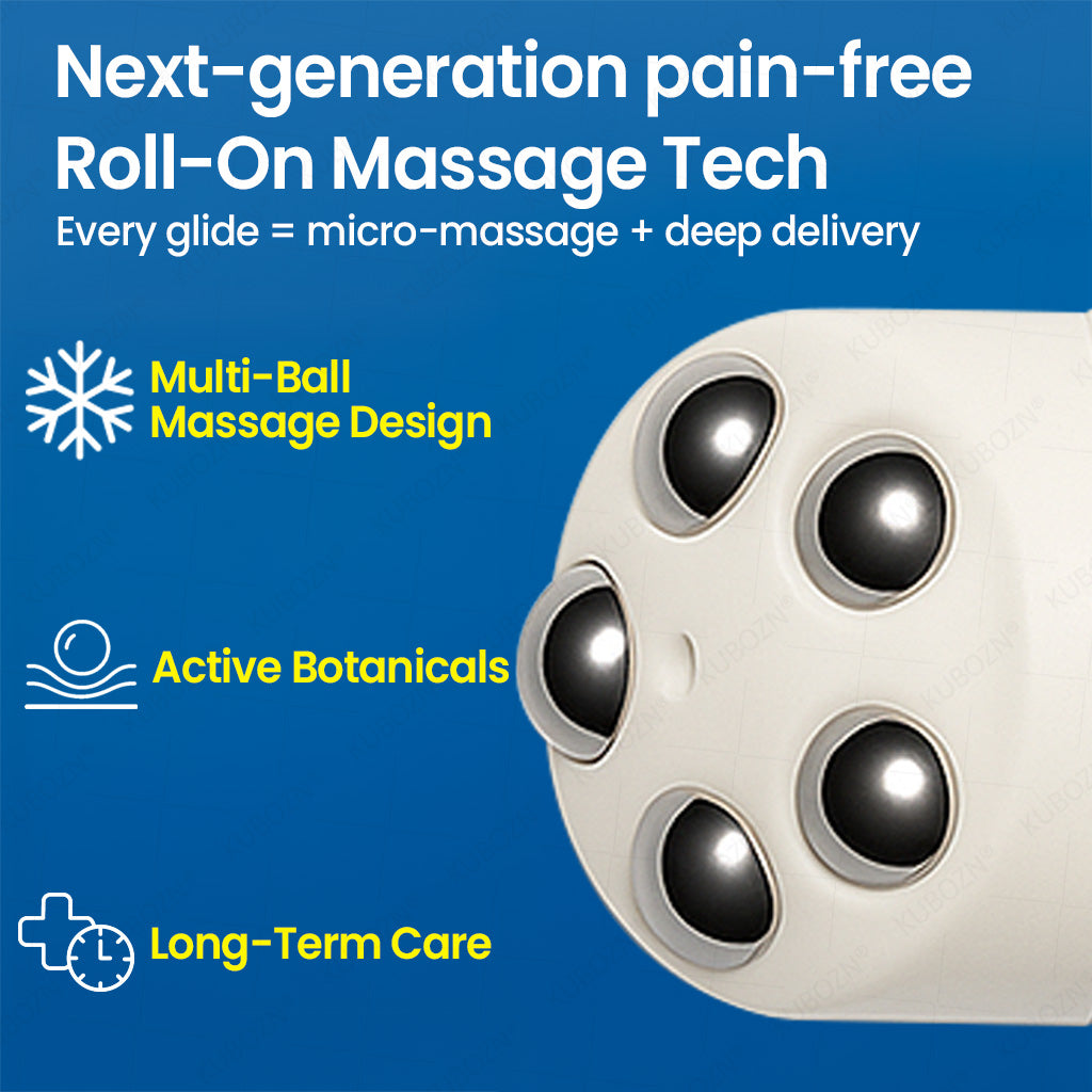 Lymphdrainage Roll-On Creme | Kühlende Pflege bei geschwollenen & schweren Beinen