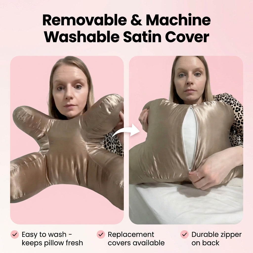 SilkDream™ Anti-Falten-Kissen – Weniger Schlaflinien, Mehr Schönheitsschlaf