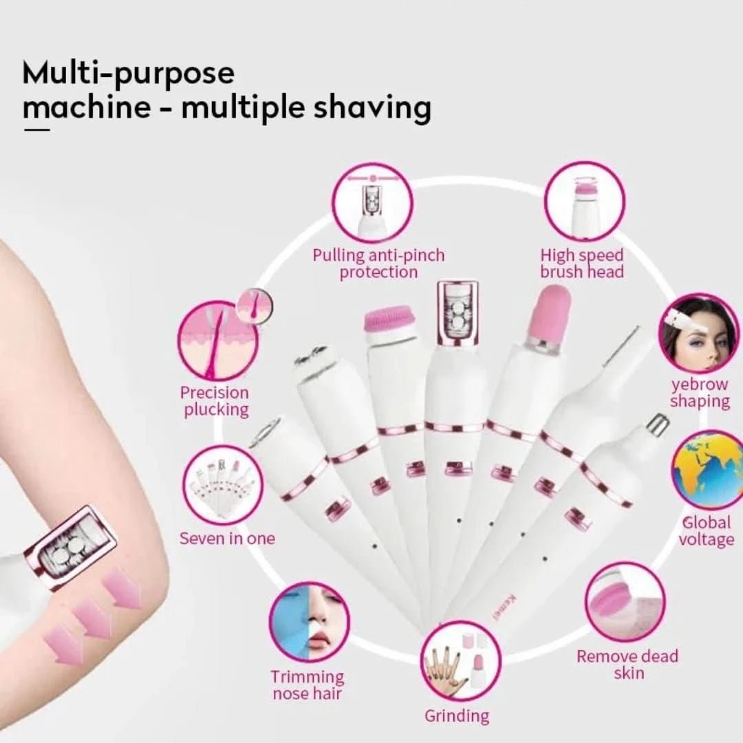 GlowPen™ | 7 in 1  Epilator Set - 50% RABATT