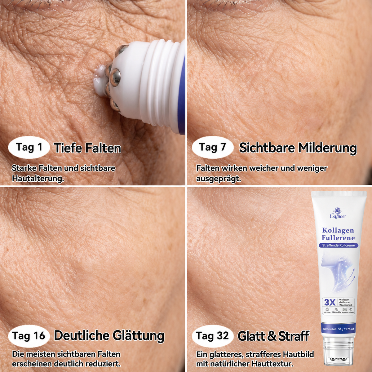 CollaNexa™ Kollagen-Fullerene Straffende Rollcreme