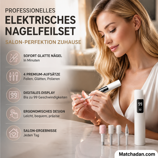 💎 NUR FÜR BEGRENZTE ZEIT: 50 % RABATT! ✨Professionelle elektrische Nagelfeile