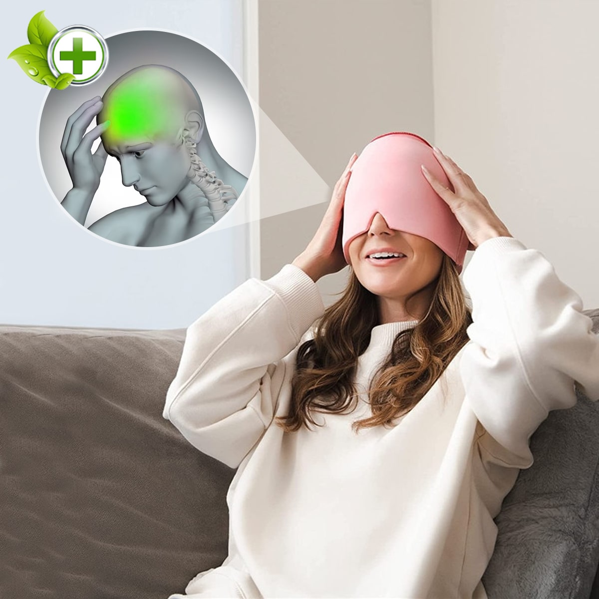 Migräne Kältetherapie Maske