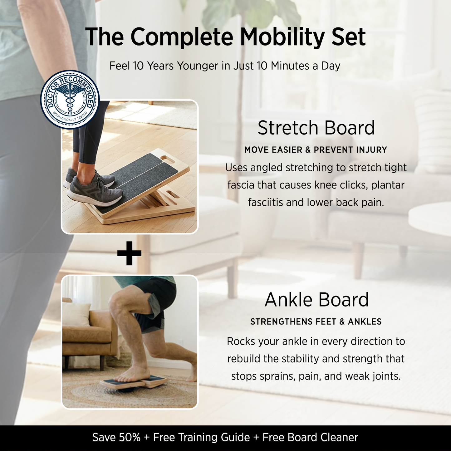 Movexa™ Dehn- & Mobilitätsboard – Beweglichkeit verbessern & Steifheit reduzieren