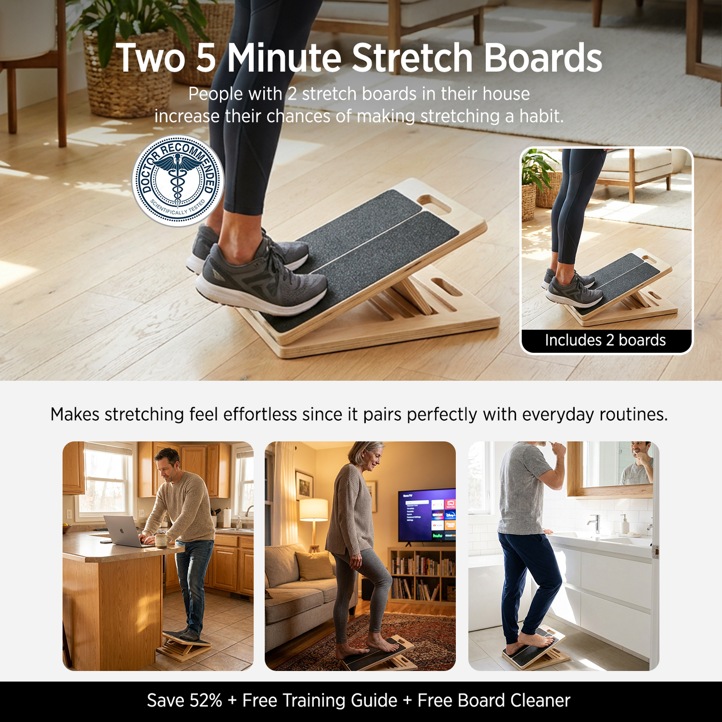 Movexa™ Dehn- & Mobilitätsboard – Beweglichkeit verbessern & Steifheit reduzieren