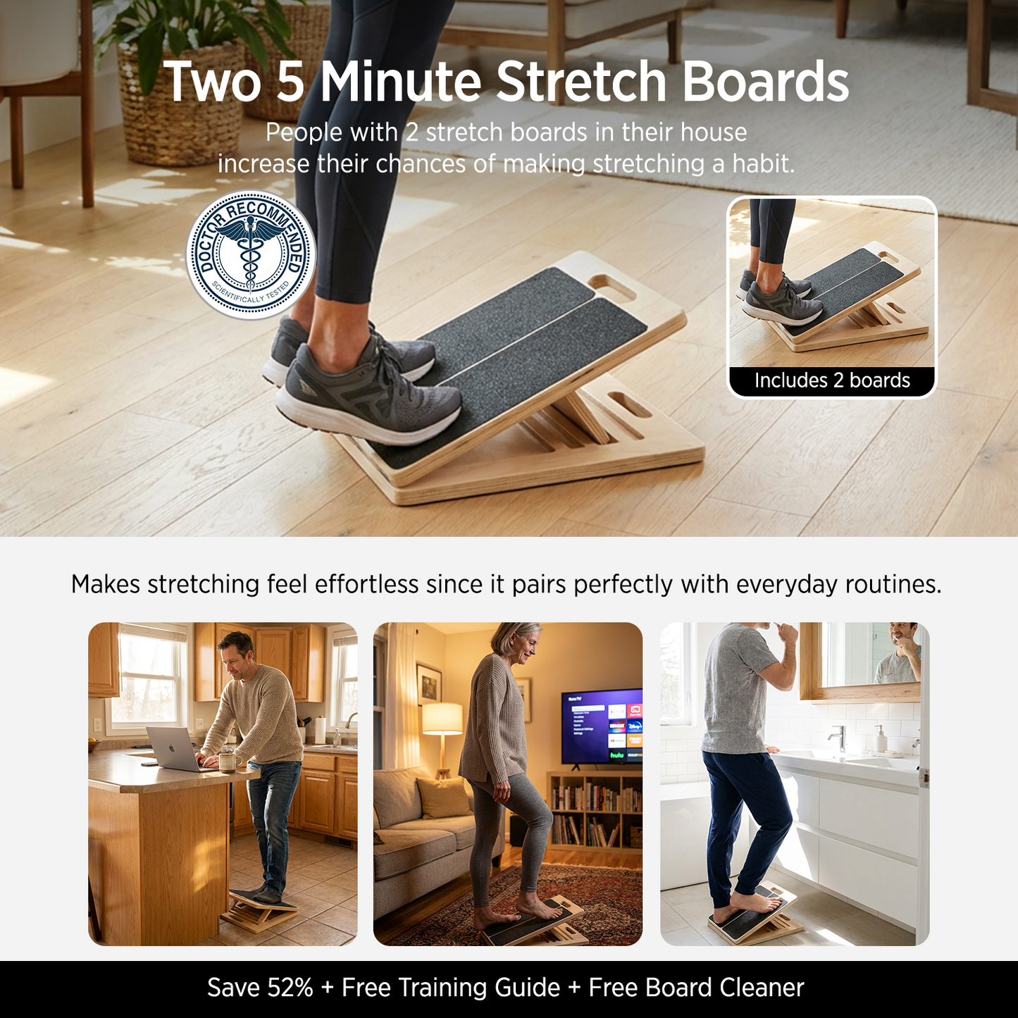Movexa™ Dehn- & Mobilitätsboard – Beweglichkeit verbessern & Steifheit reduzieren