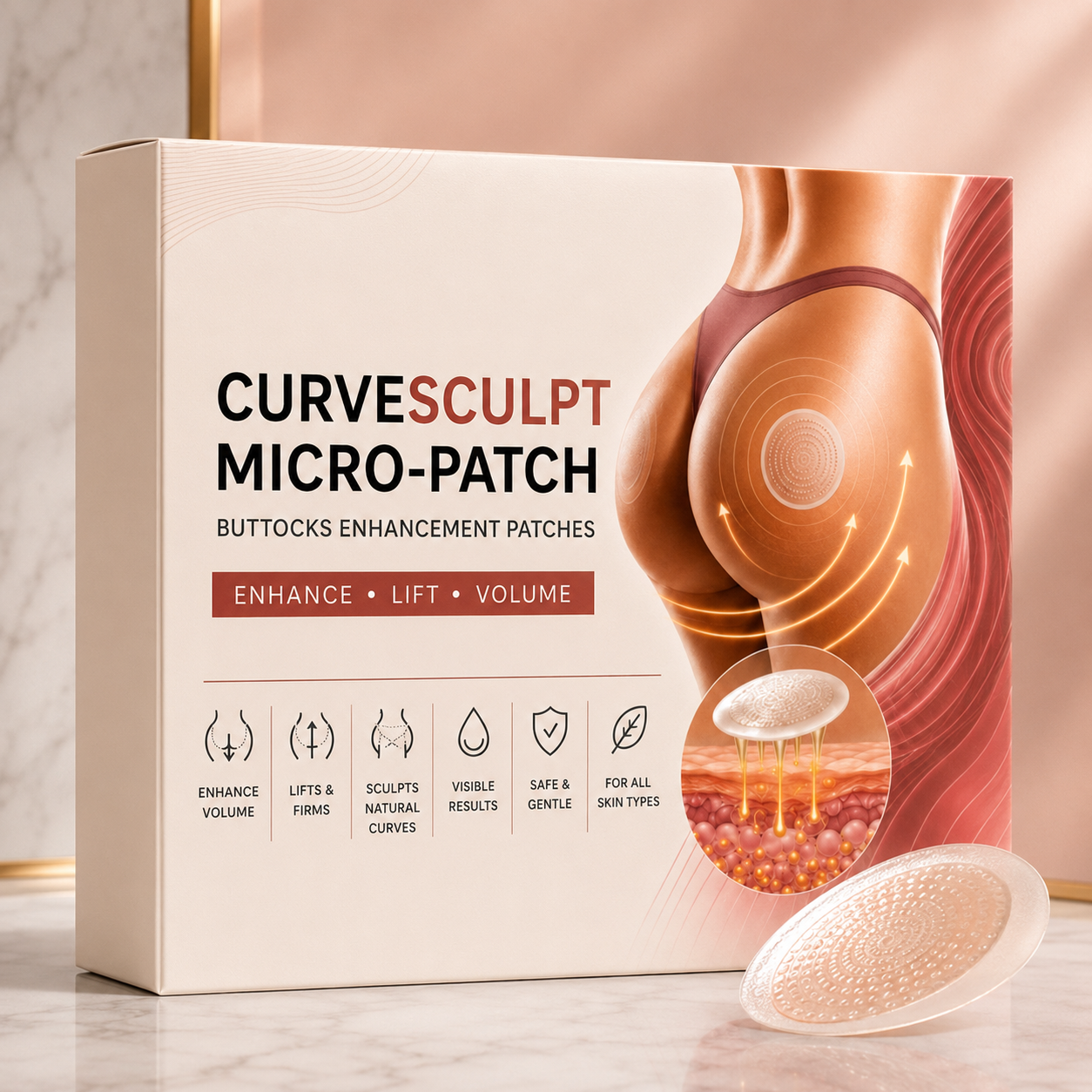 Sculptelle™ Micro-Patches – Straffere Haut & definierter wirkende Kurven