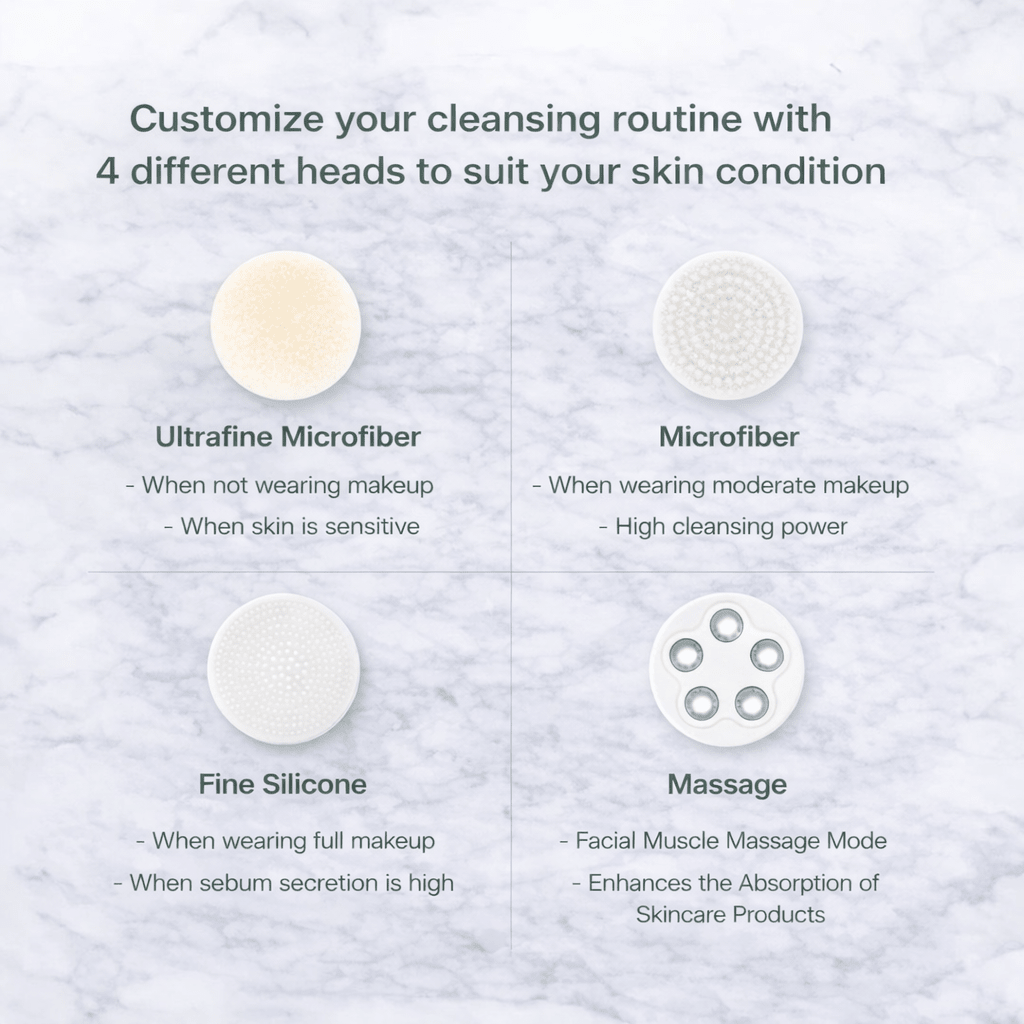 LumiSonic™ 4-in-1 Gesichtsreinigungsgerät – Für Tiefenreinigung & sichtbar frischere Haut