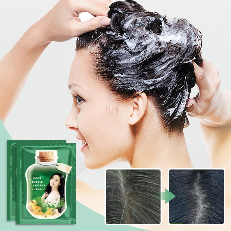 Stück Pflanzenblasen-Haarfärbe-Shampoo