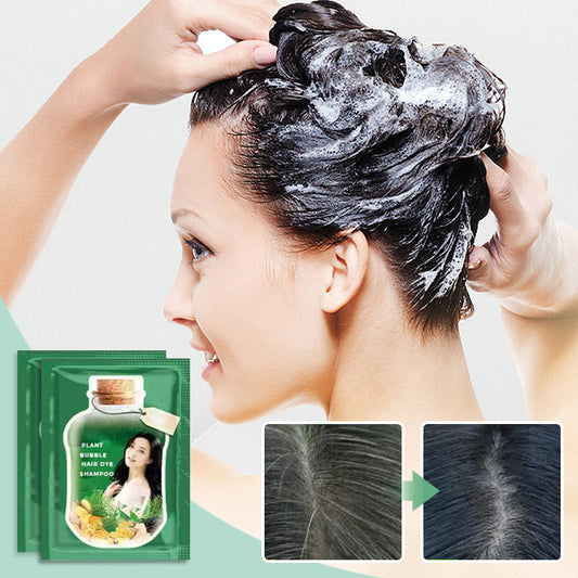 Stück Pflanzenblasen-Haarfärbe-Shampoo