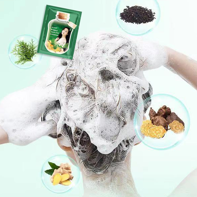 Stück Pflanzenblasen-Haarfärbe-Shampoo