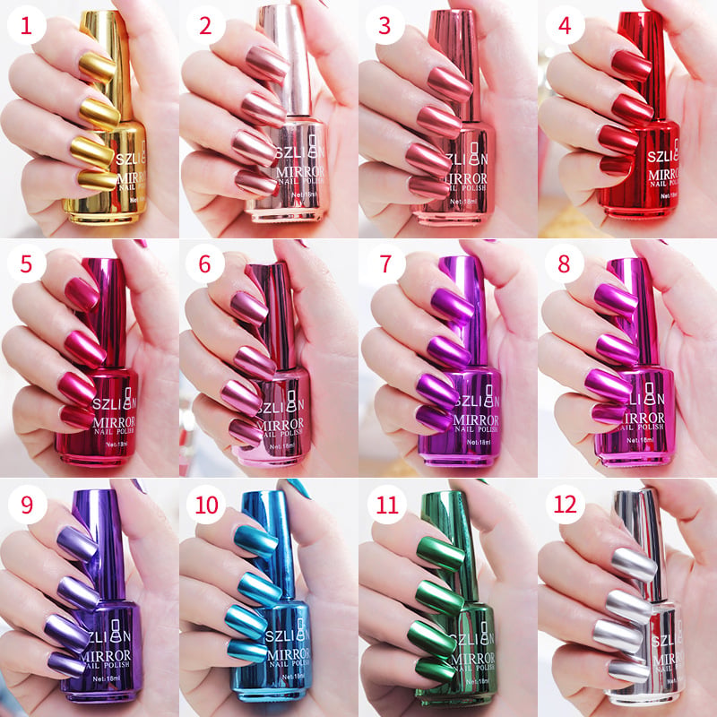 1+1 GRATIS | ChromeLuxe™ Metallic Mirror Nagellack – Für glänzende Chrome-Nägel in nur einer Schicht
