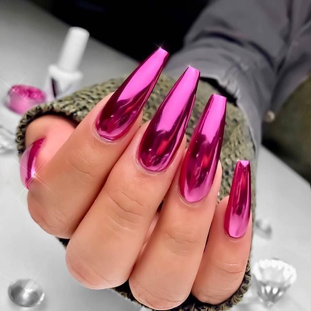 1+1 GRATIS | ChromeLuxe™ Metallic Mirror Nagellack – Für glänzende Chrome-Nägel in nur einer Schicht
