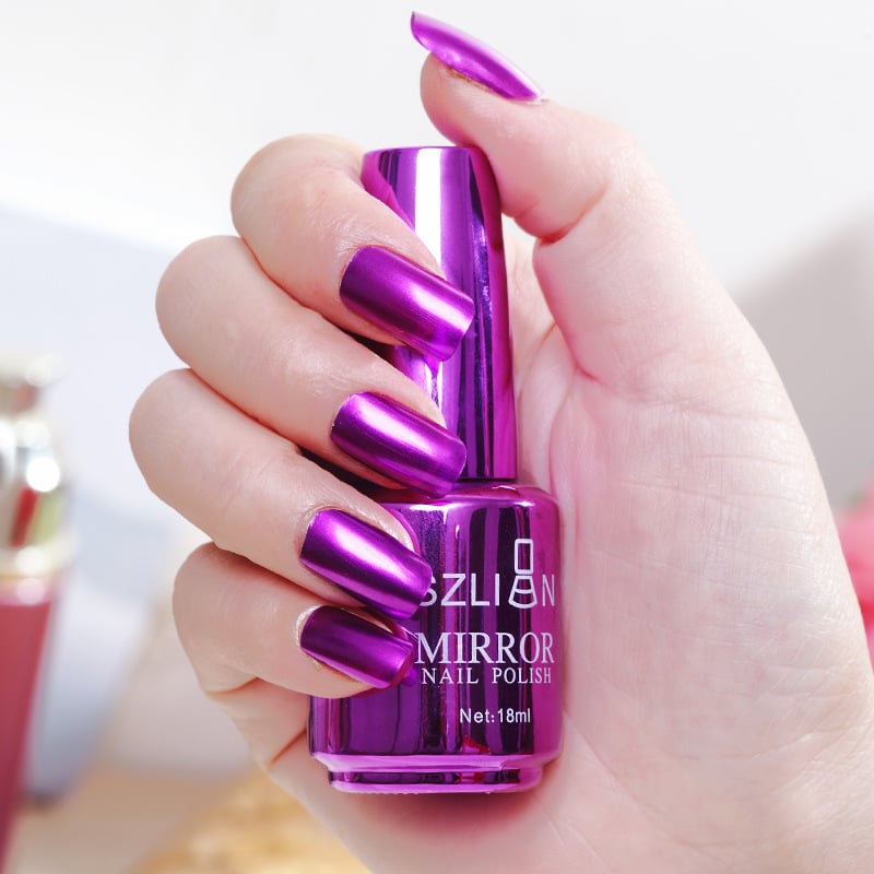 1+1 GRATIS | ChromeLuxe™ Metallic Mirror Nagellack – Für glänzende Chrome-Nägel in nur einer Schicht