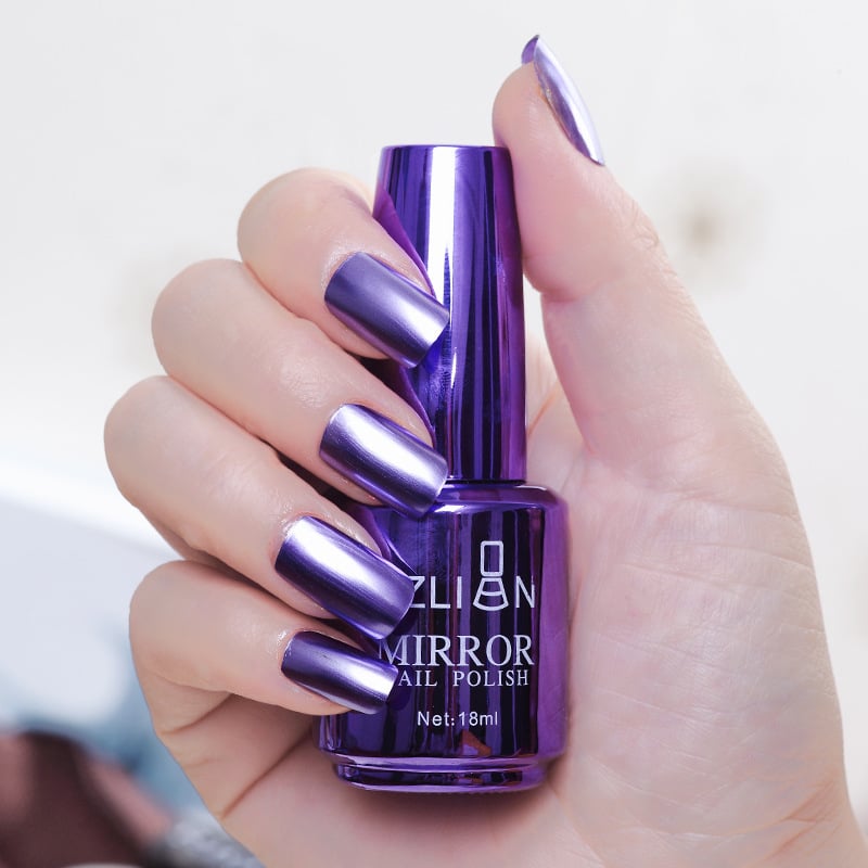 1+1 GRATIS | ChromeLuxe™ Metallic Mirror Nagellack – Für glänzende Chrome-Nägel in nur einer Schicht