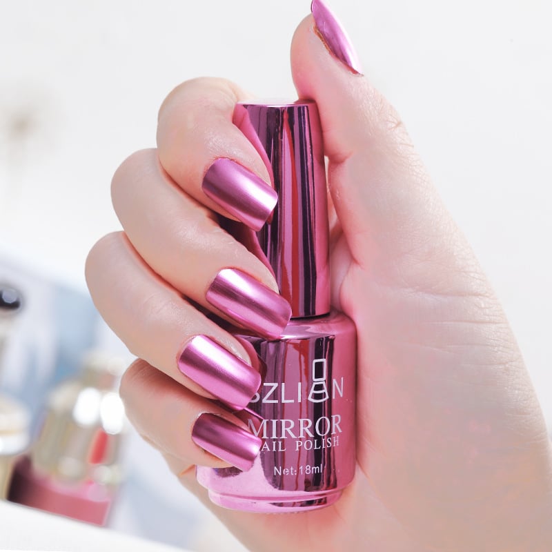 1+1 GRATIS | ChromeLuxe™ Metallic Mirror Nagellack – Für glänzende Chrome-Nägel in nur einer Schicht