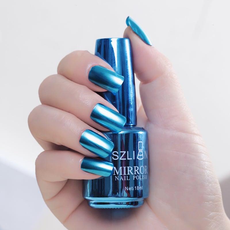 1+1 GRATIS | ChromeLuxe™ Metallic Mirror Nagellack – Für glänzende Chrome-Nägel in nur einer Schicht