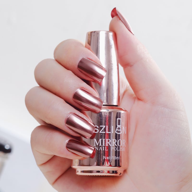 1+1 GRATIS | ChromeLuxe™ Metallic Mirror Nagellack – Für glänzende Chrome-Nägel in nur einer Schicht