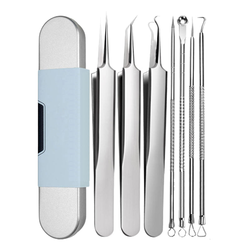 💓 Letzter Tag Rabatt 💥 Medizinische Mitesser-Pinzettenset（7-teiliges Set）