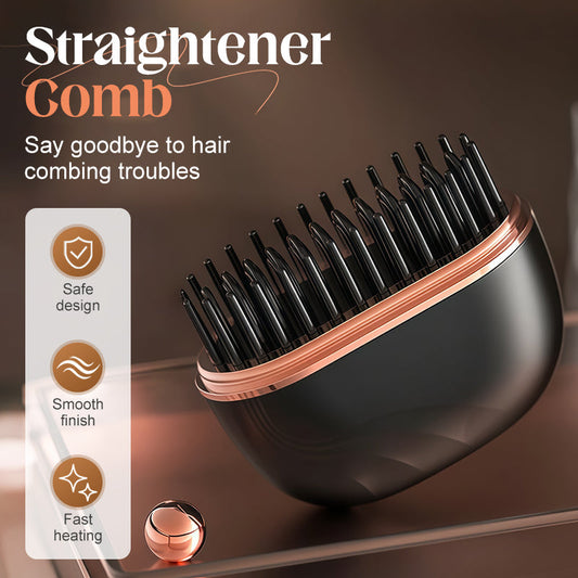 50% RABATT⚡🔥Mini-Haarglätterkamm ohne Kabel