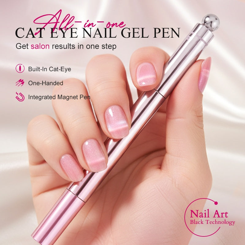 📢📢50 %  RABATT !! ⏰All-in-One-Gelstift für Katzenaugen-Nägel