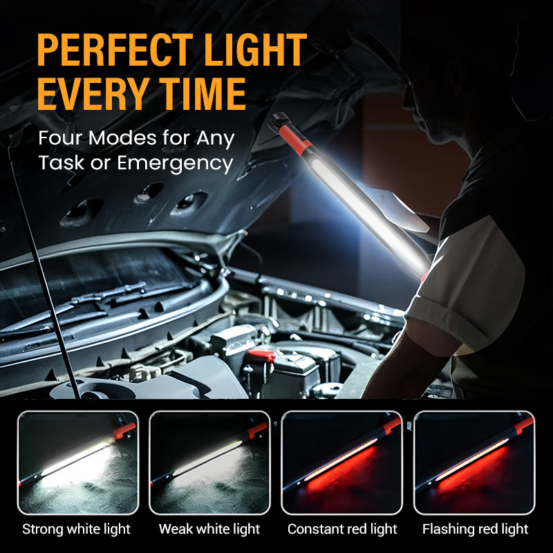 MagniLume™ Magnetische LED-Arbeitsleuchte – Freihändig beleuchten, flexibel montieren & überall einsetzen