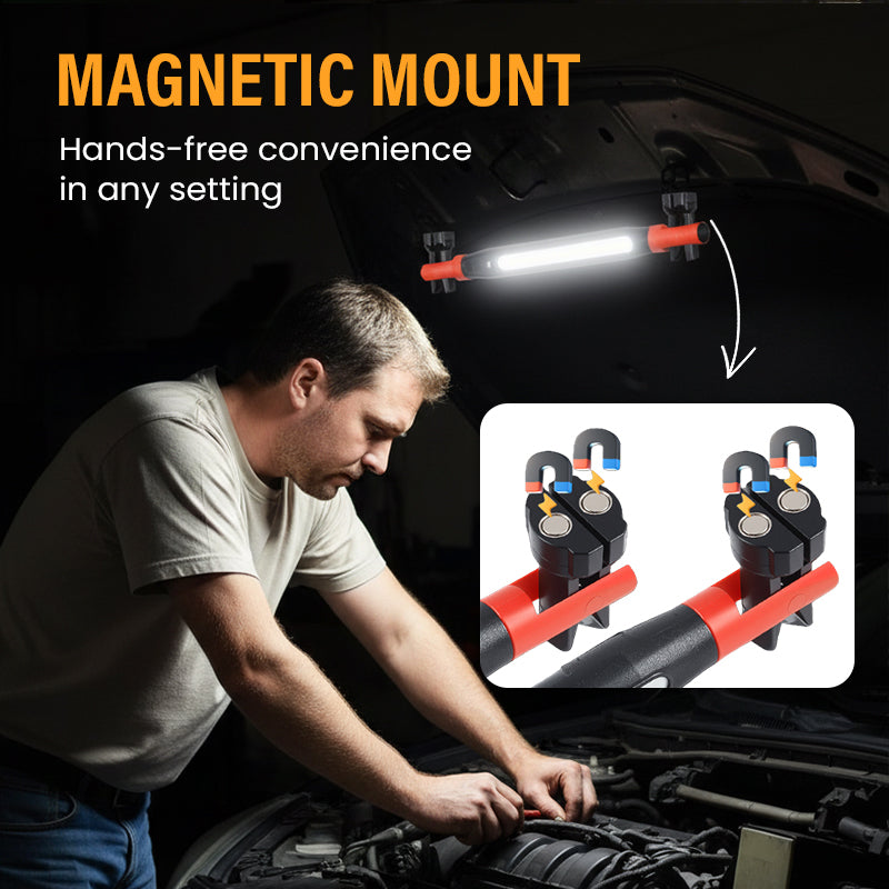 MagniLume™ Magnetische LED-Arbeitsleuchte – Freihändig beleuchten, flexibel montieren & überall einsetzen
