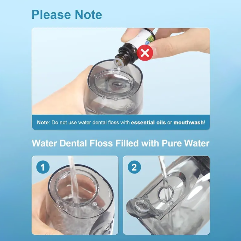 🔥Tragbare Kabellose Wasserzahnbürste