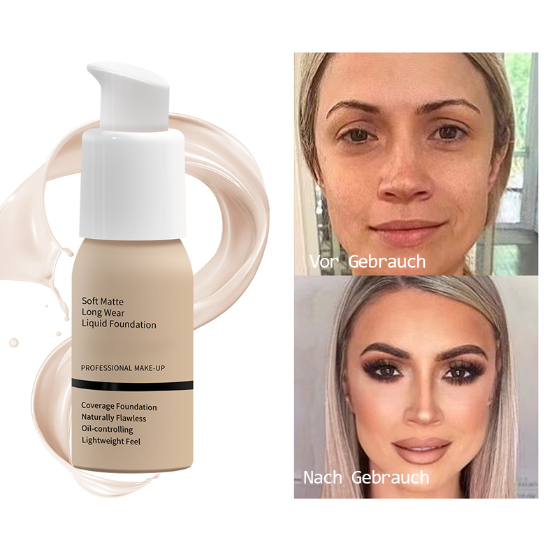 Soft Matte Liquid Foundation 🔥KAUFEN SIE 1 UND ERHALTEN SIE 1 GRATIS (2 Flaschen)