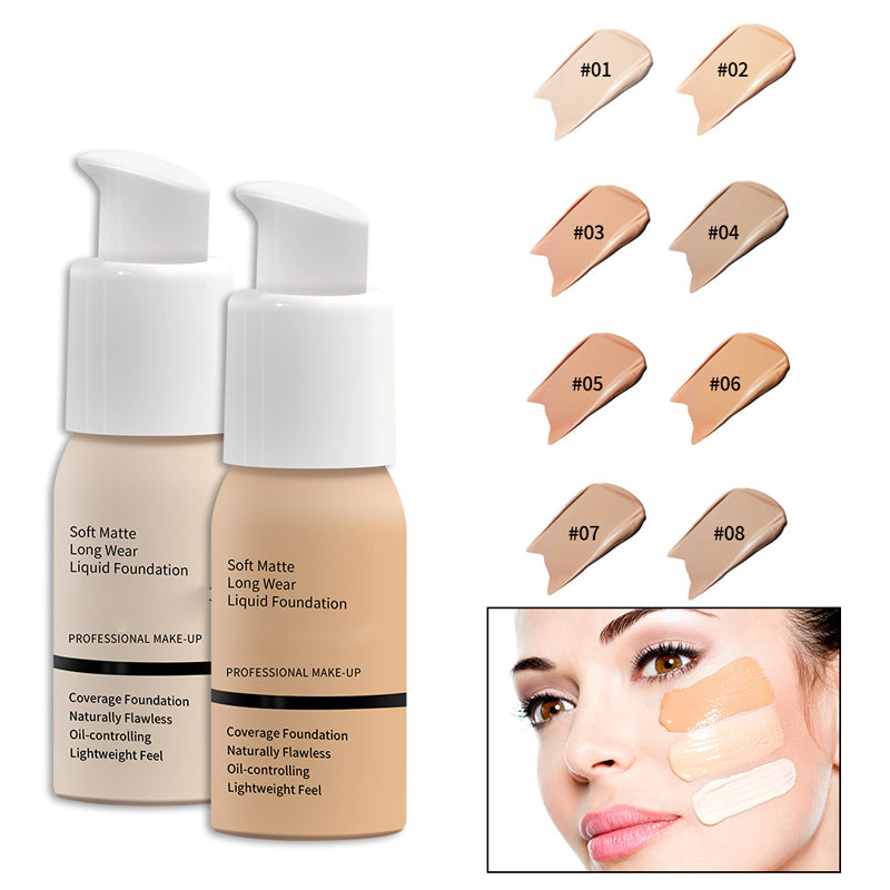 Soft Matte Liquid Foundation 🔥KAUFEN SIE 1 UND ERHALTEN SIE 1 GRATIS (2 Flaschen)