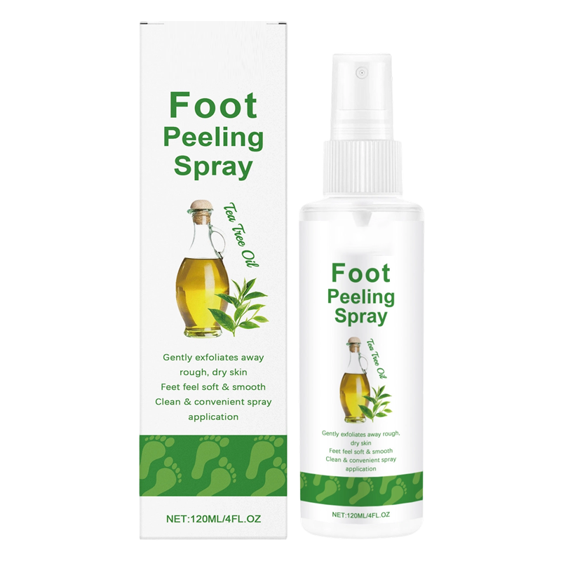 SoftStep™ Tea Tree Fuß-Peeling-Spray – Für Seidig Weiche & Gepflegte Füße