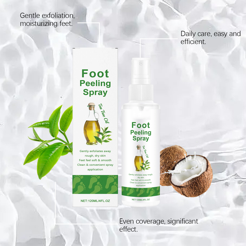 SoftStep™ Tea Tree Fuß-Peeling-Spray – Für Seidig Weiche & Gepflegte Füße