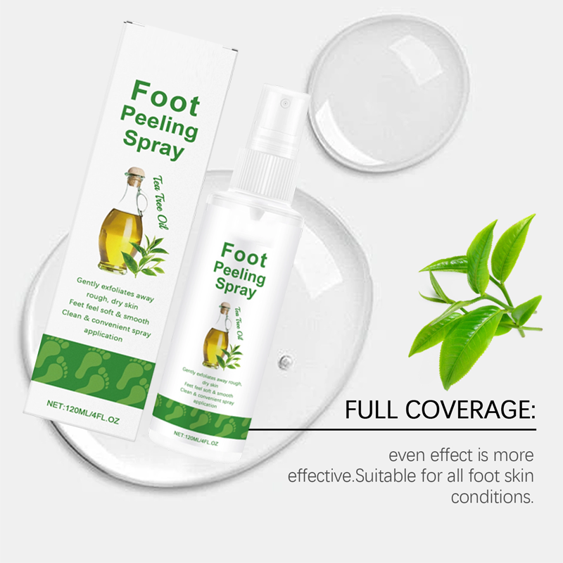 SoftStep™ Tea Tree Fuß-Peeling-Spray – Für Seidig Weiche & Gepflegte Füße