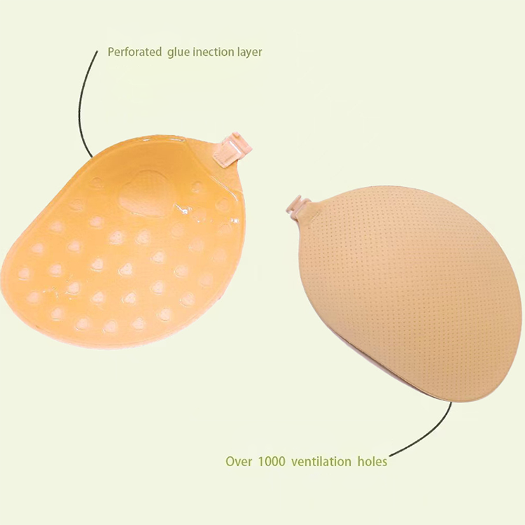 Push-up-BH mit Klebeverschluss vorne | Wiederverwendbare Klebe-BH-Cups mit tiefem Ausschnitt