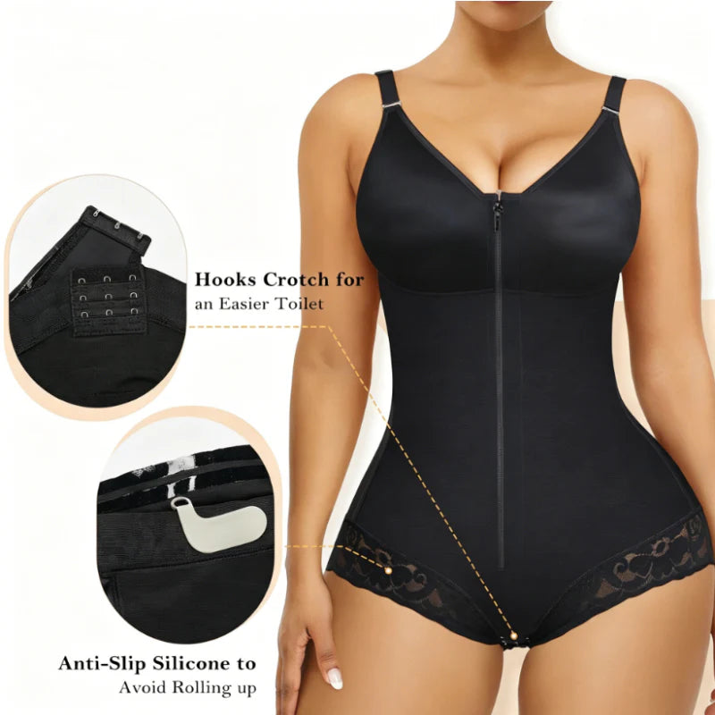 Bauchweg-Formshaping-Bodysuit – Taillenkontrolle, Po-Lifting, starke Kompression – figurschmeichelnd, auch in großen Größen✨👗