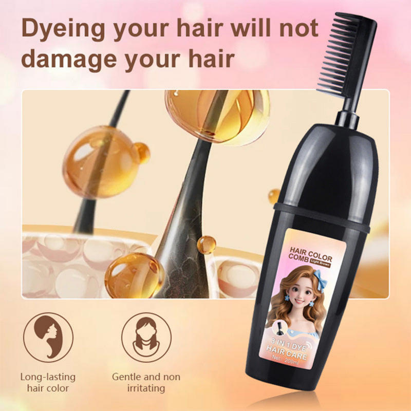 3-in-1 Haarfärbekamm