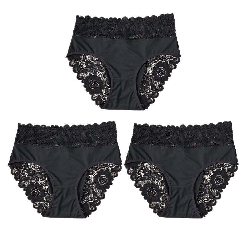 📢📢50 % RABATT!! ⏰ Weiche & atmungsaktive Spitzen-Slips für Damen