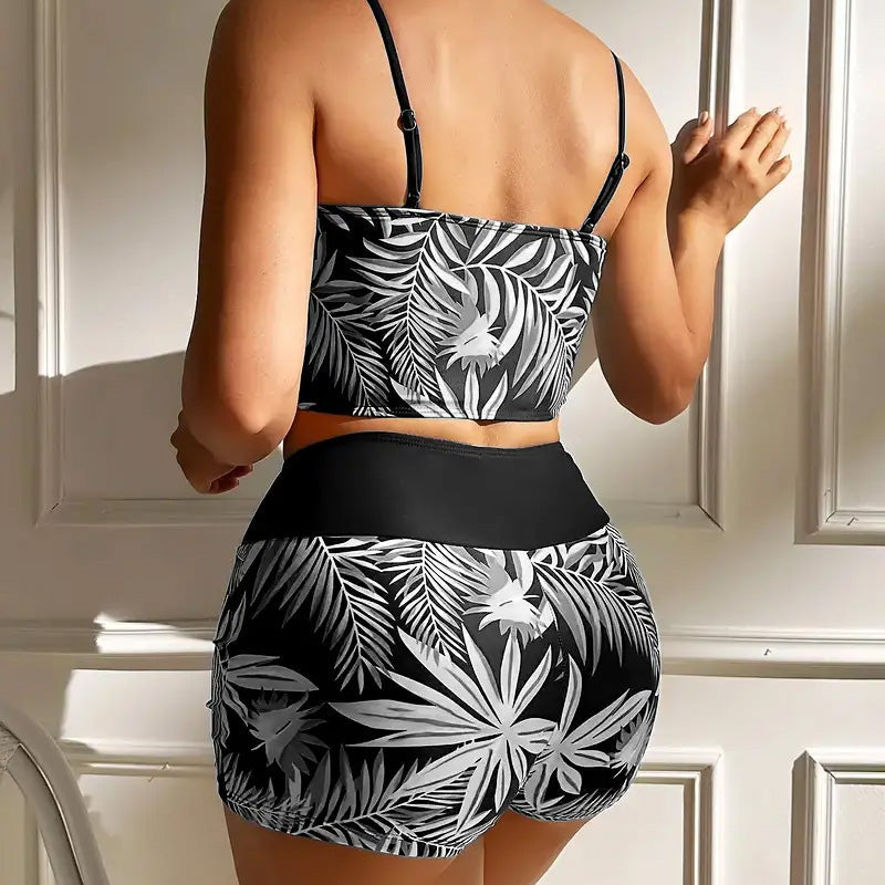 🔥50% Rabatt!👙 Bedruckter zweiteiliger Badeanzug für Damen