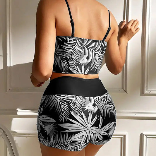 🔥50% Rabatt!👙 Bedruckter zweiteiliger Badeanzug für Damen