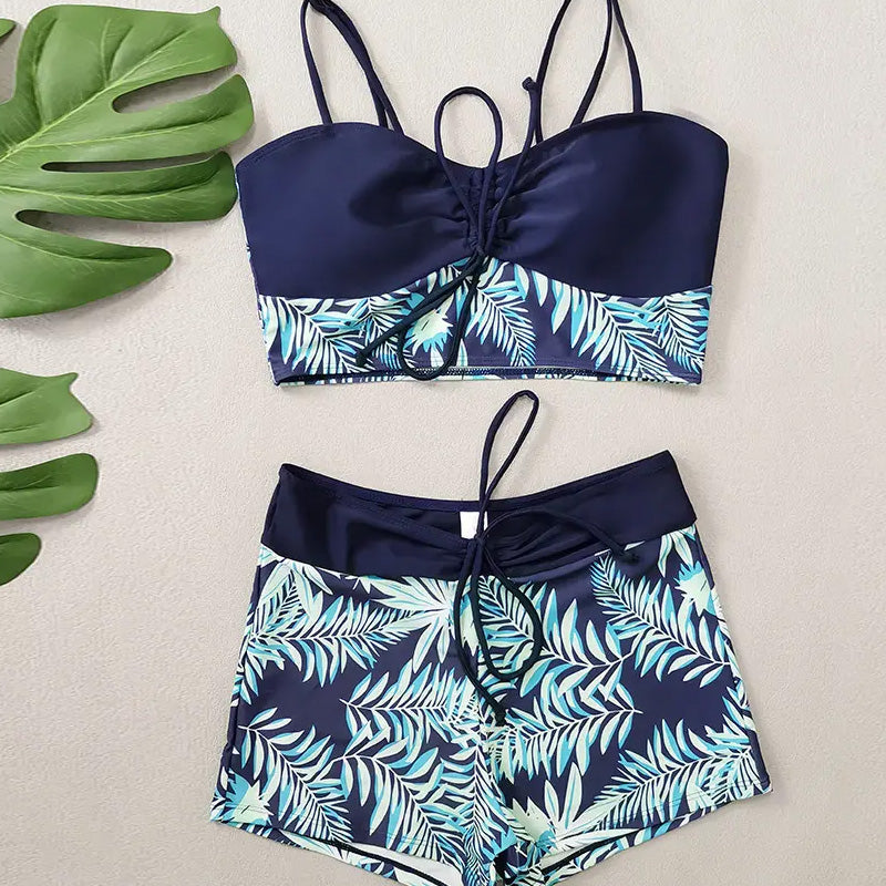 🔥50% Rabatt!👙 Bedruckter zweiteiliger Badeanzug für Damen